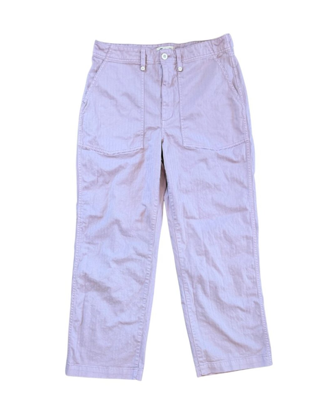 Madewell Lavender/Mauve Wide-Leg Pants